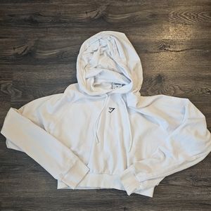 GYMSHARK Crop Top Hoodie - Size M